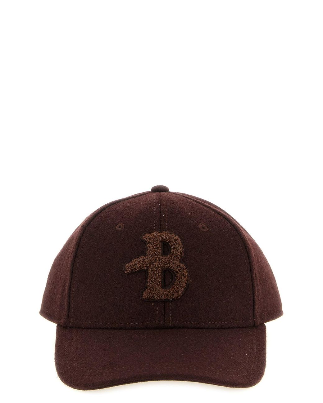 Ballantyne Brown Monogram Patch Cap for men