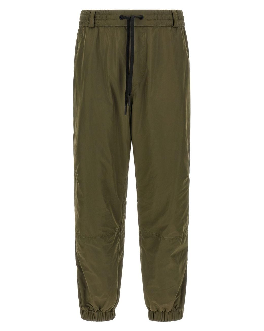 Moncler Green Micro Soft Joggers for men