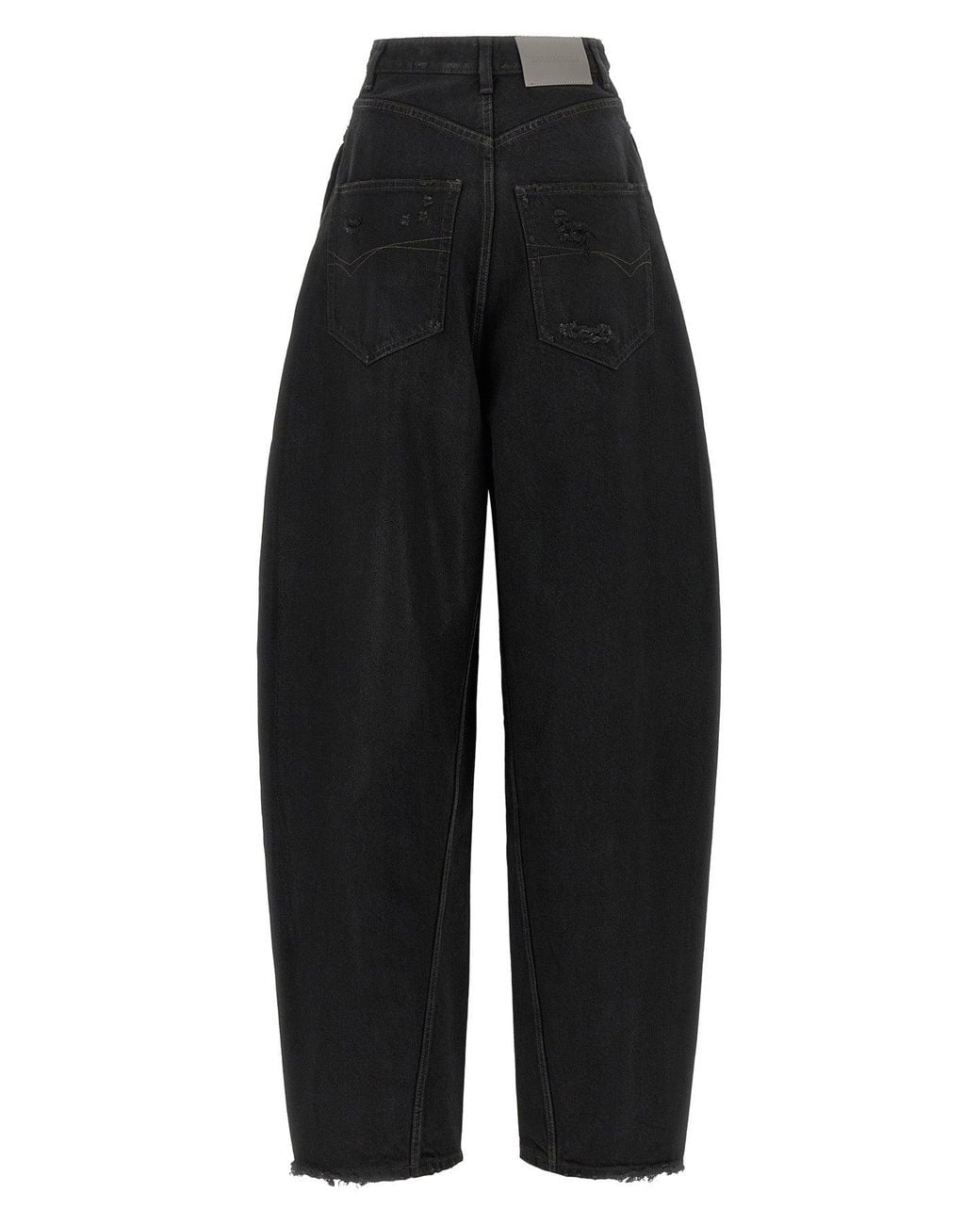 Balenciaga Black Barrel Leg Jeans