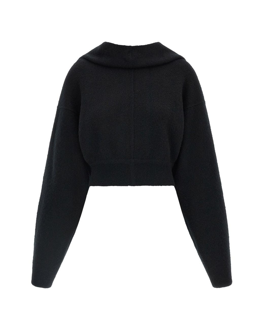 Rick Owens Black 'Tower Pull' Hooded Sweatshirt