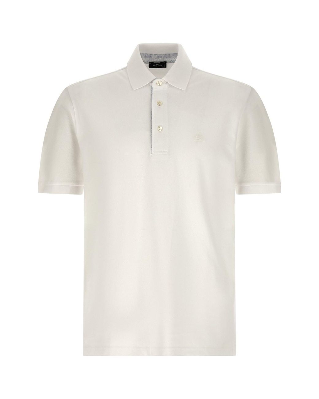 Etro White 'pegaso' Polo Shirt for men