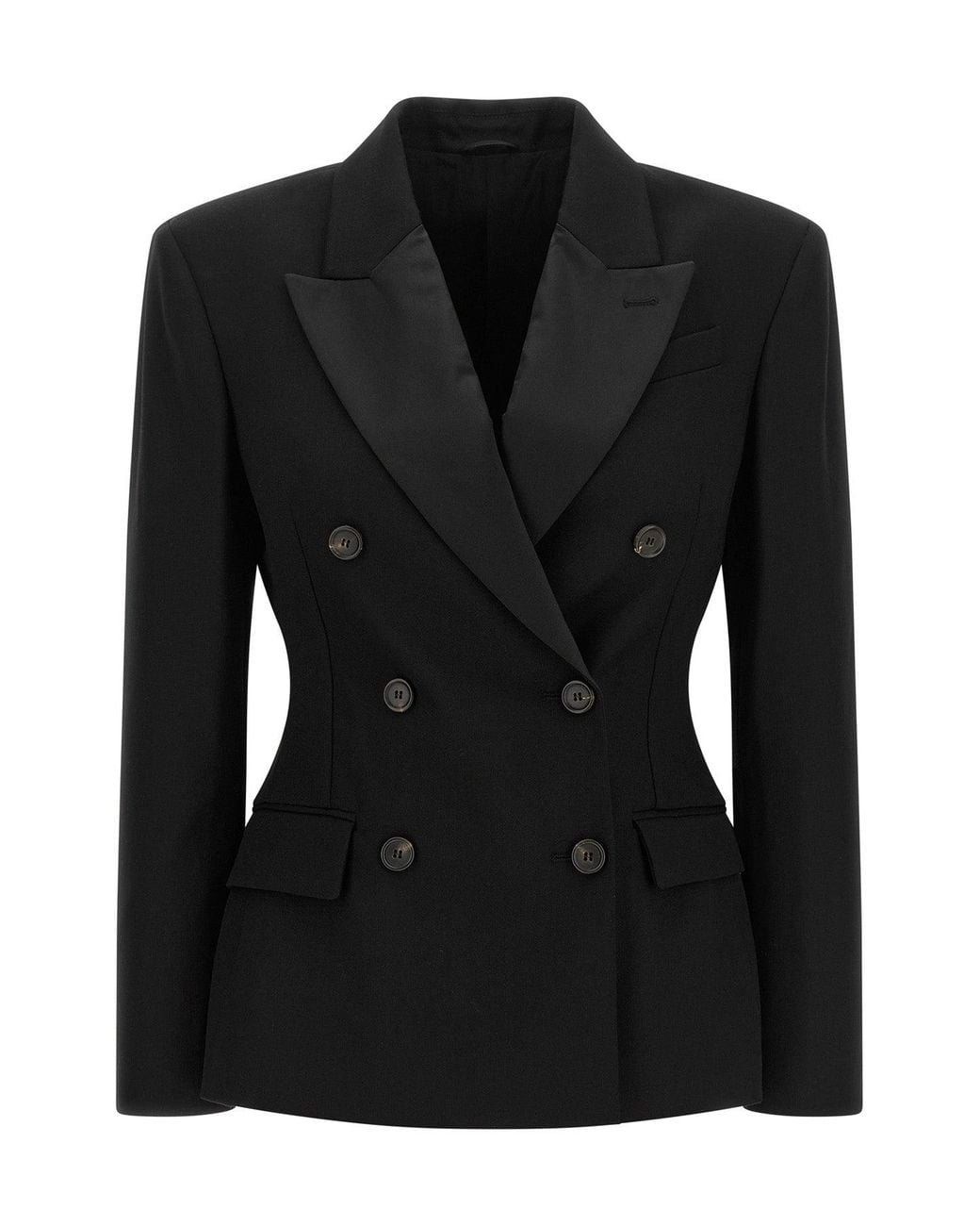 Brunello Cucinelli Black Double-Breasted Blazer