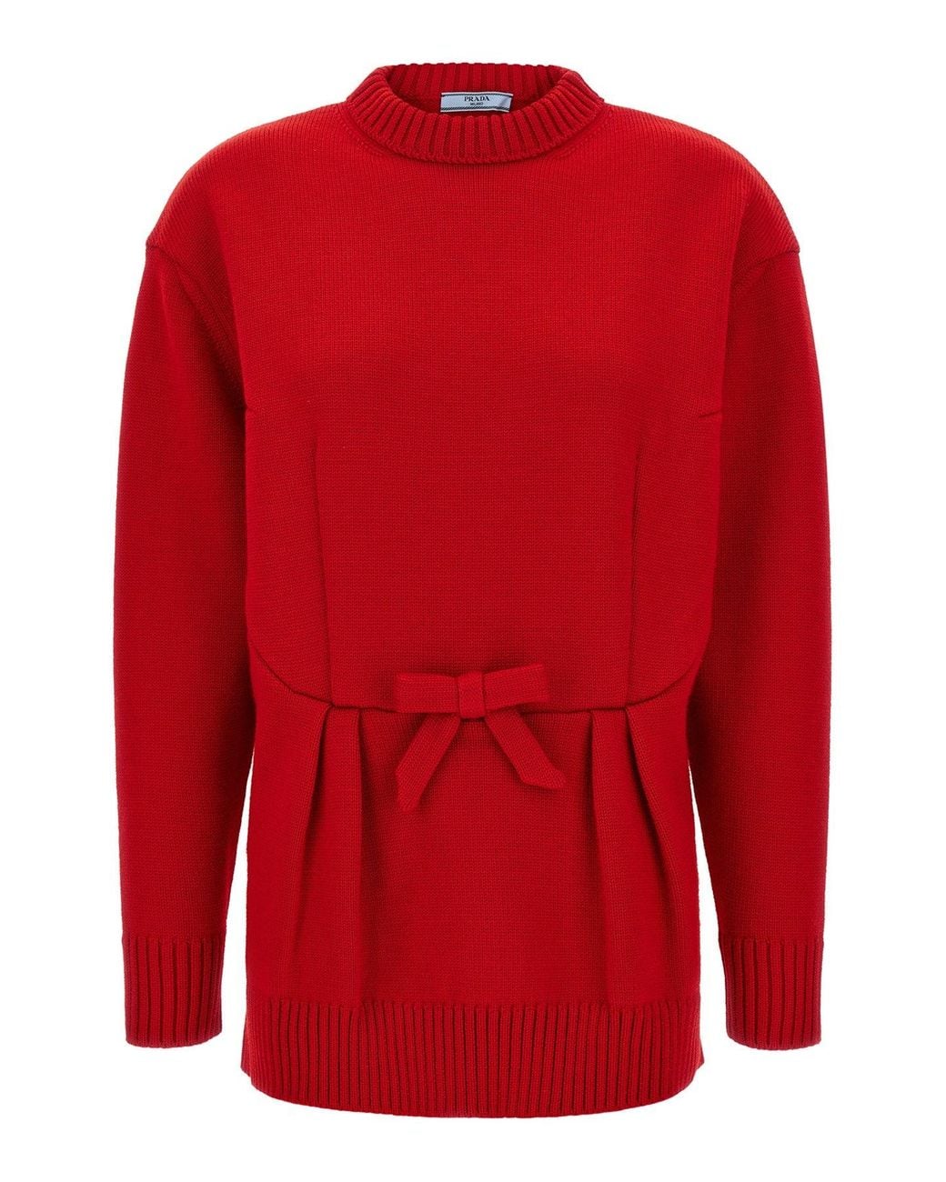 Prada Red Sweater 'Girocollo'