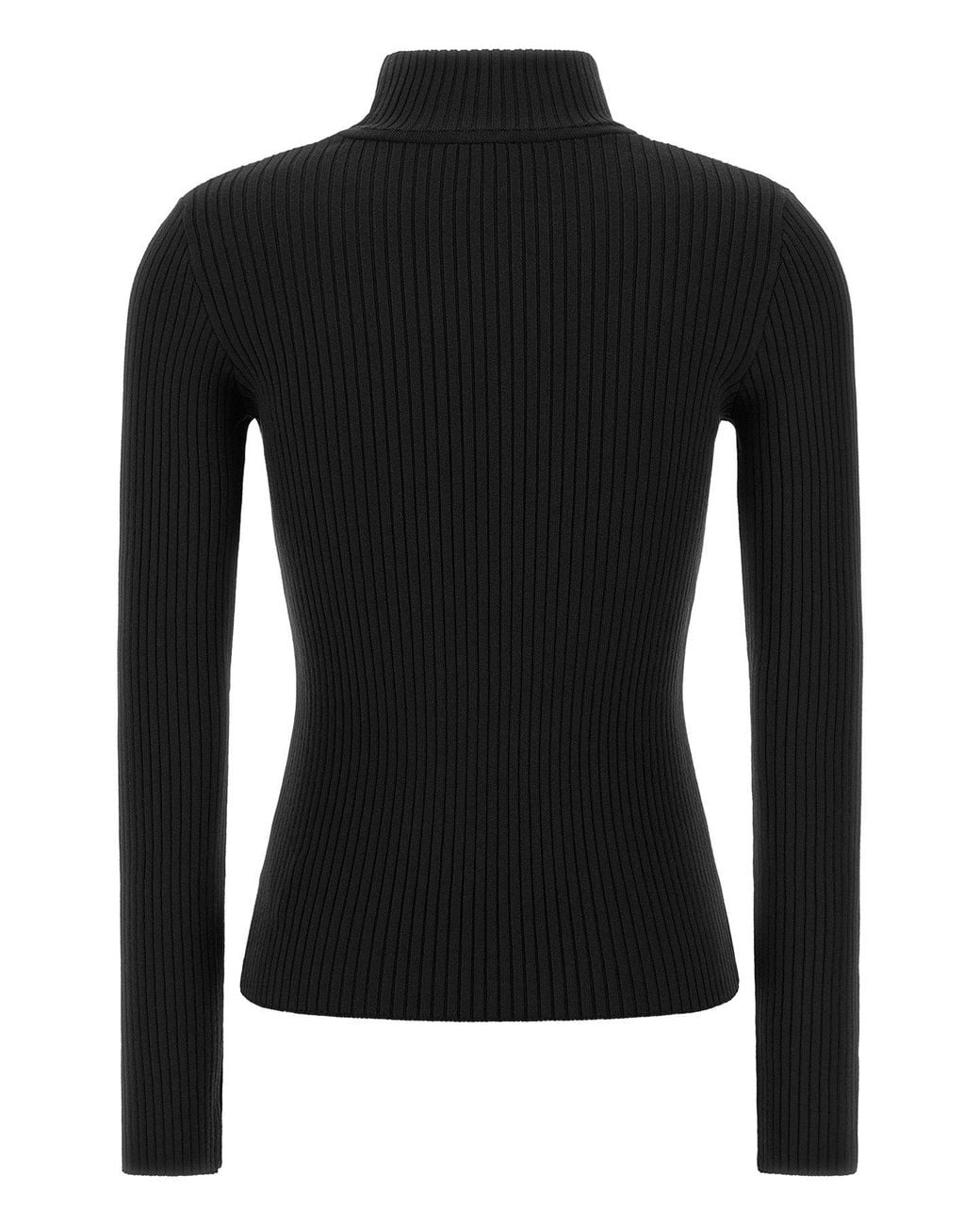 Courreges Black High-Neck Knit 'Reedition'