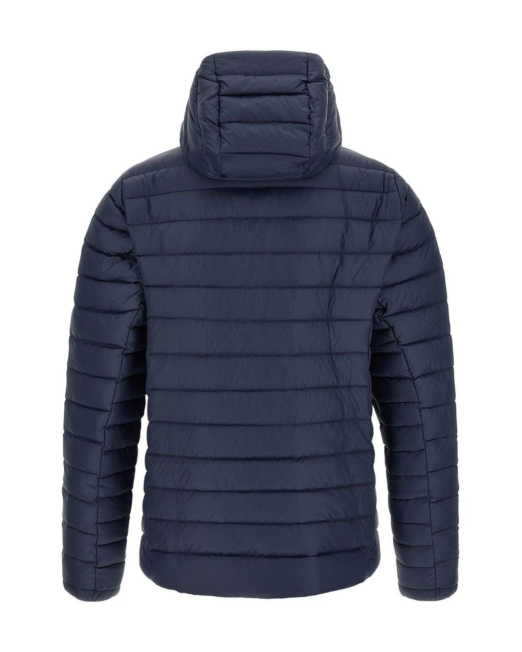 Patagonia Blue Puffer Jacket Logo Patch Detail for men
