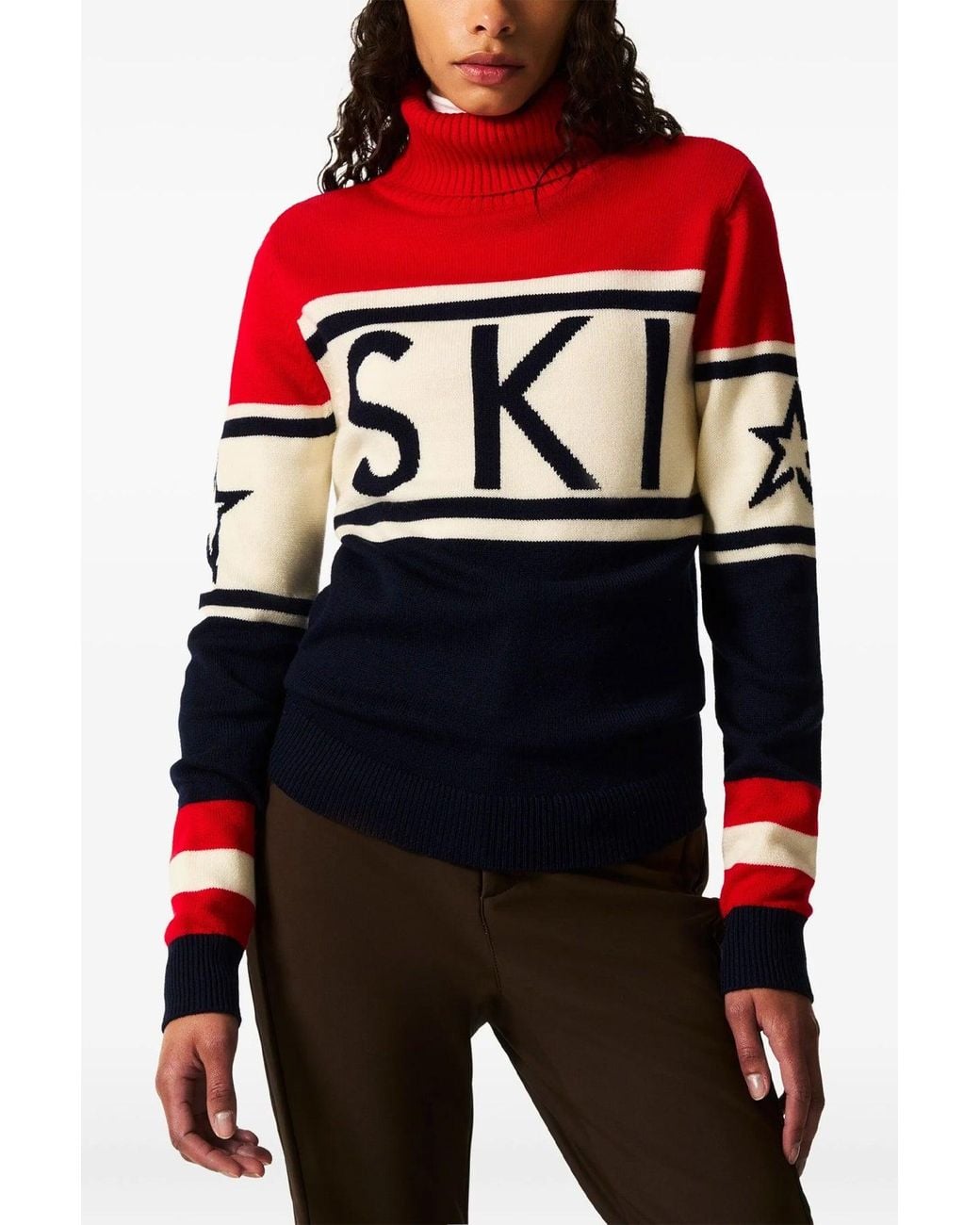 Perfect Moment Red Schild Sweater