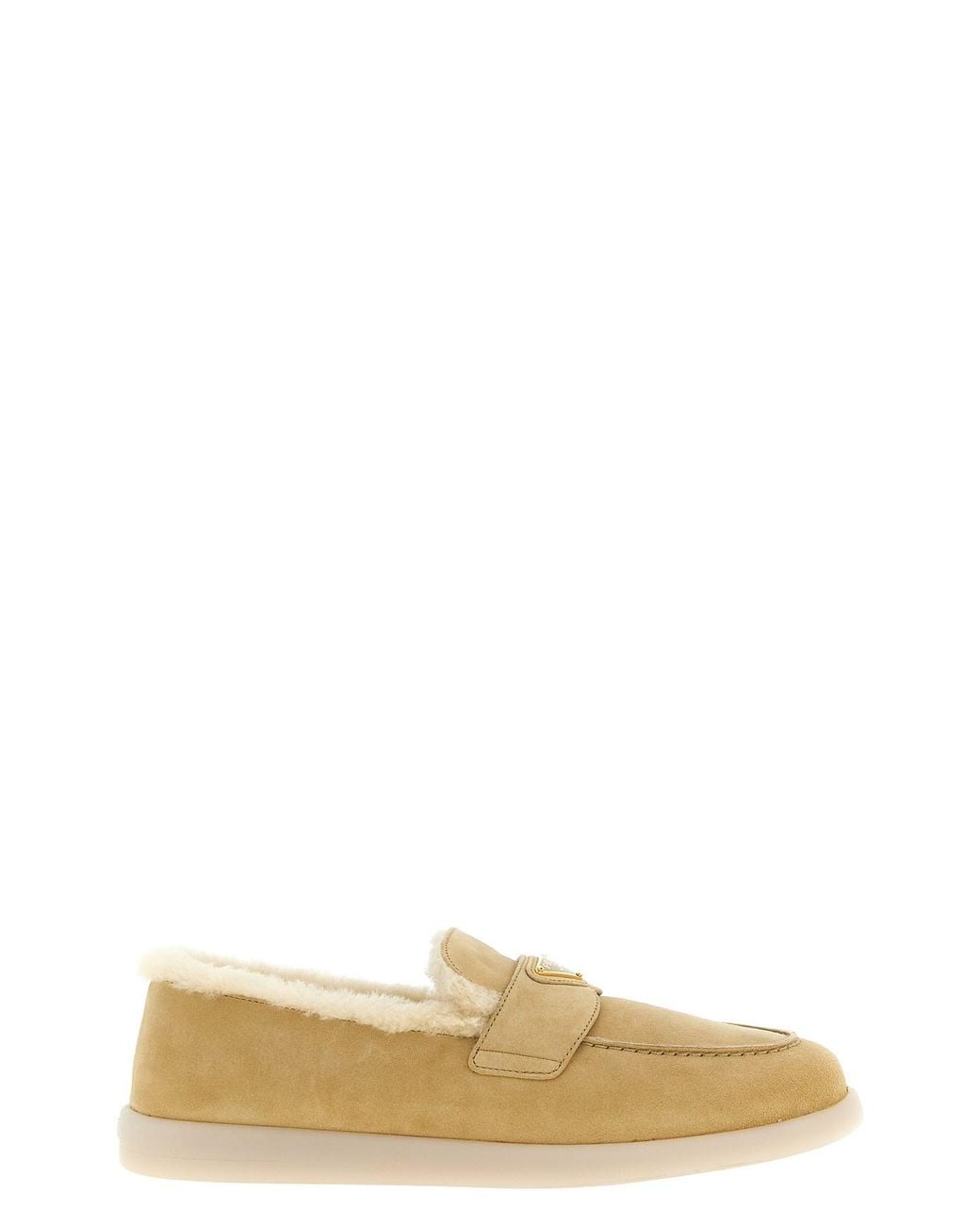 Prada Multicolor Suede Loafers