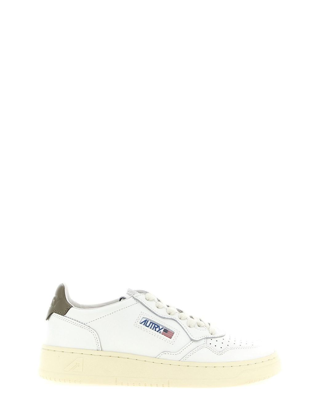 Autry White 'medalist Low' Sneakers