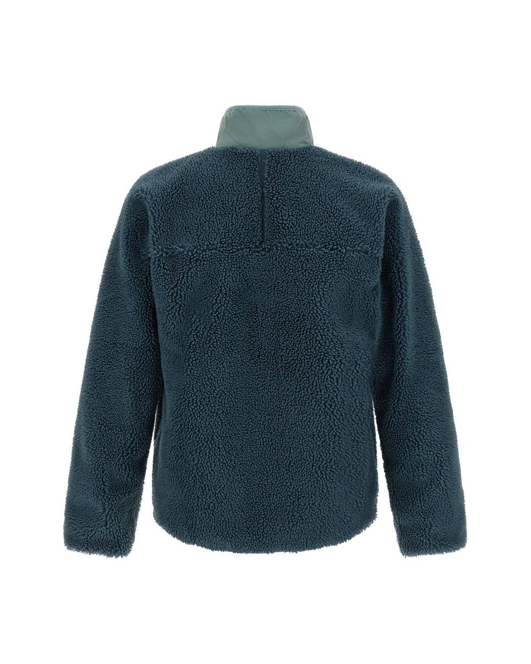 Patagonia Blue Jacket With Contrasting Chest Pocket for men