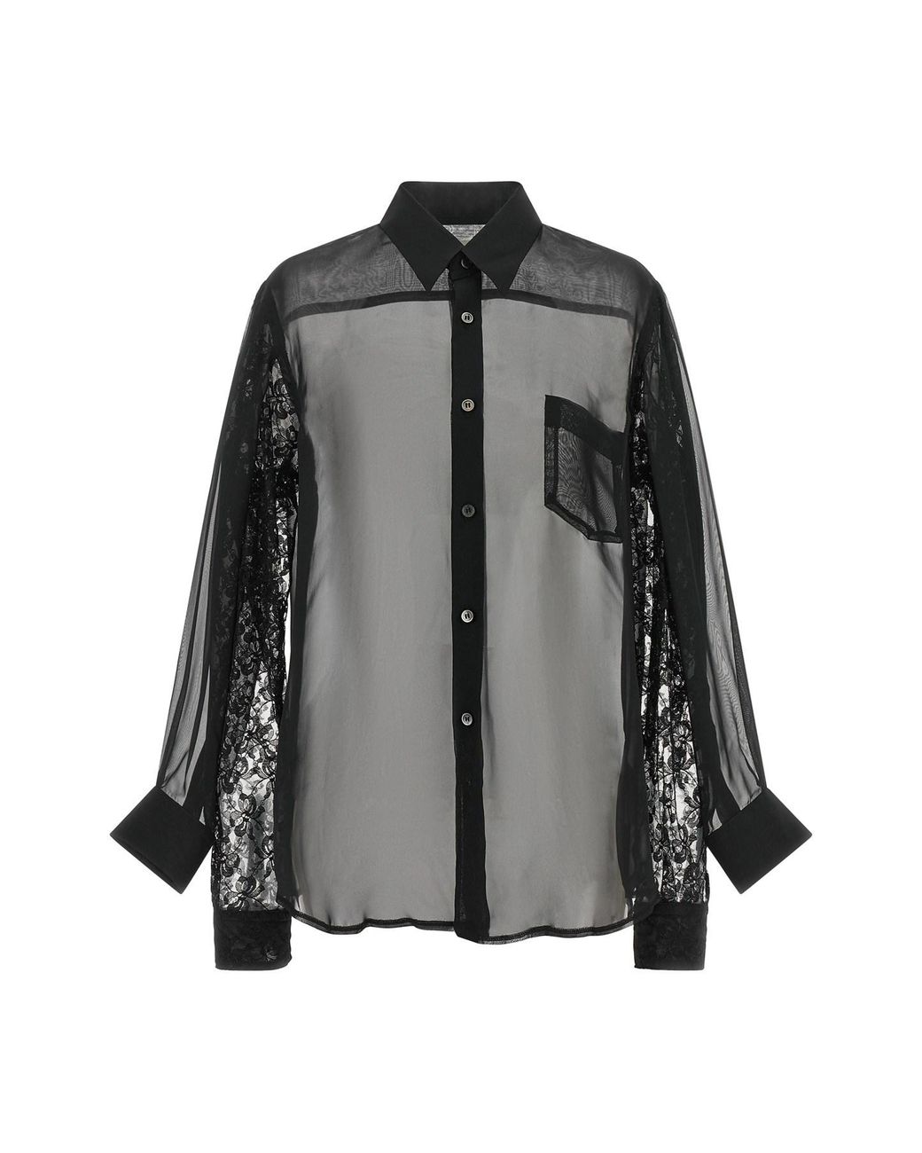 Comme des Garçons Gray Double Sleeve Shirt