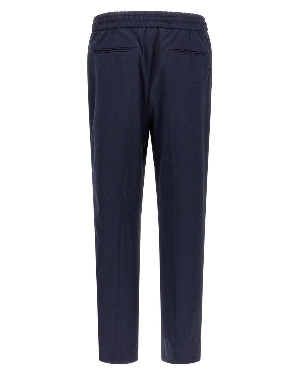 Brioni Blue Asolo Drawstring Trousers for men