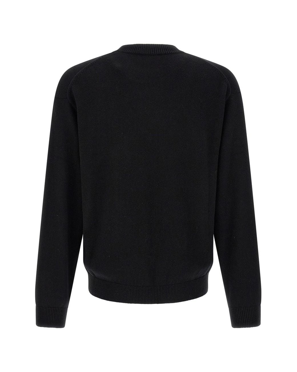 KENZO Black "Jumping Tiger" Intarsia Knit Sweater for men
