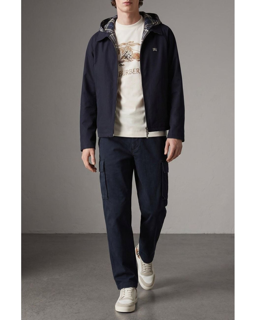 Burberry Blue 'Cyrus' Trousers for men