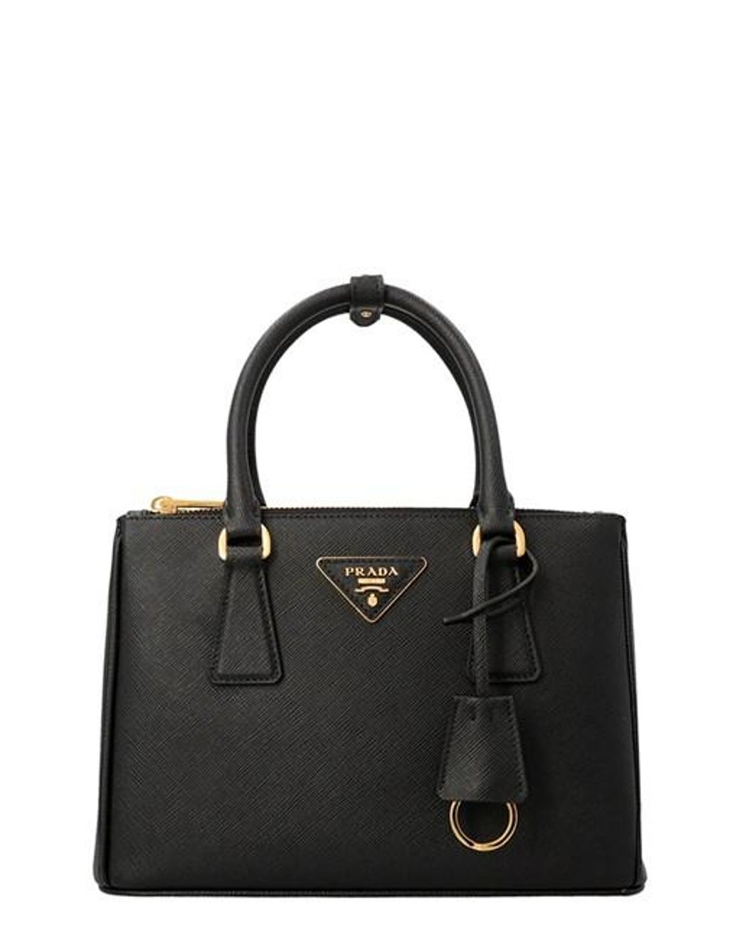 Prada 'galleria Small' Handbag in Black for Men | Lyst