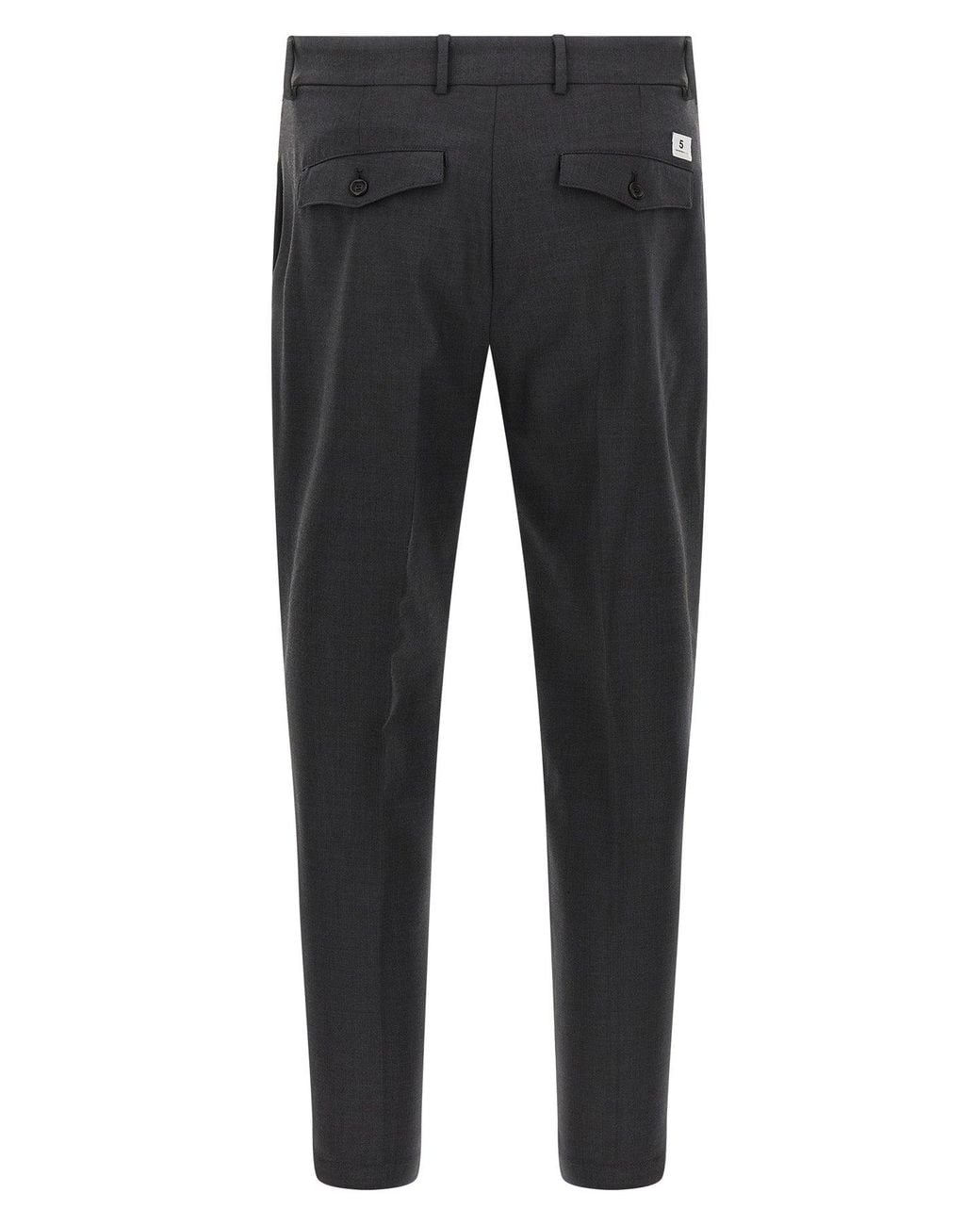 Department 5 Black 'Prince Pence Chino Slim' Trousers for men