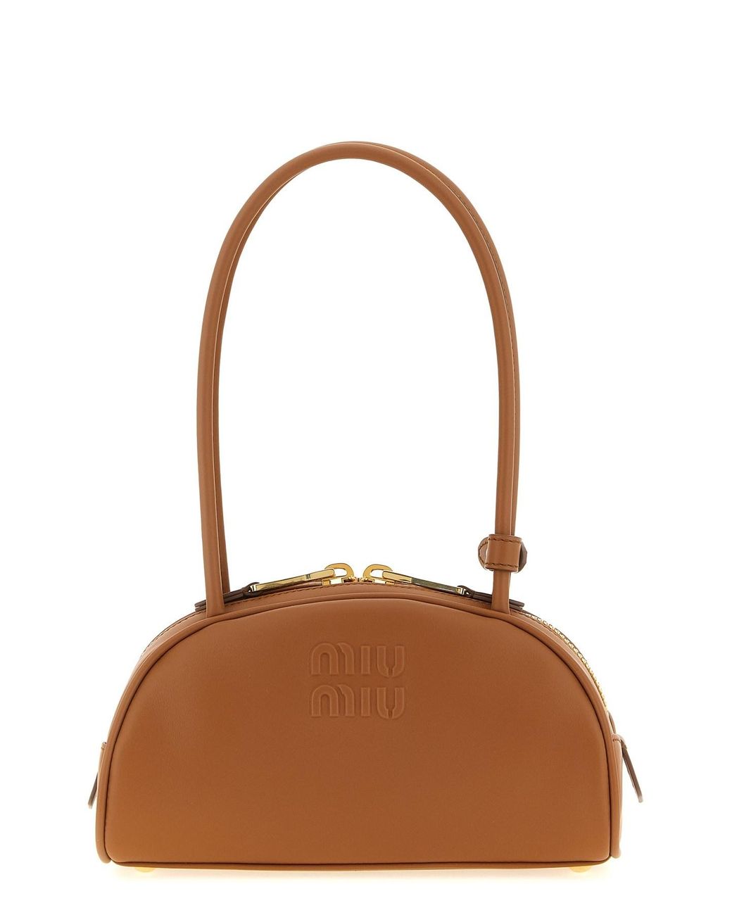 Miu Miu Brown 'beau' Small Shoulder Bag