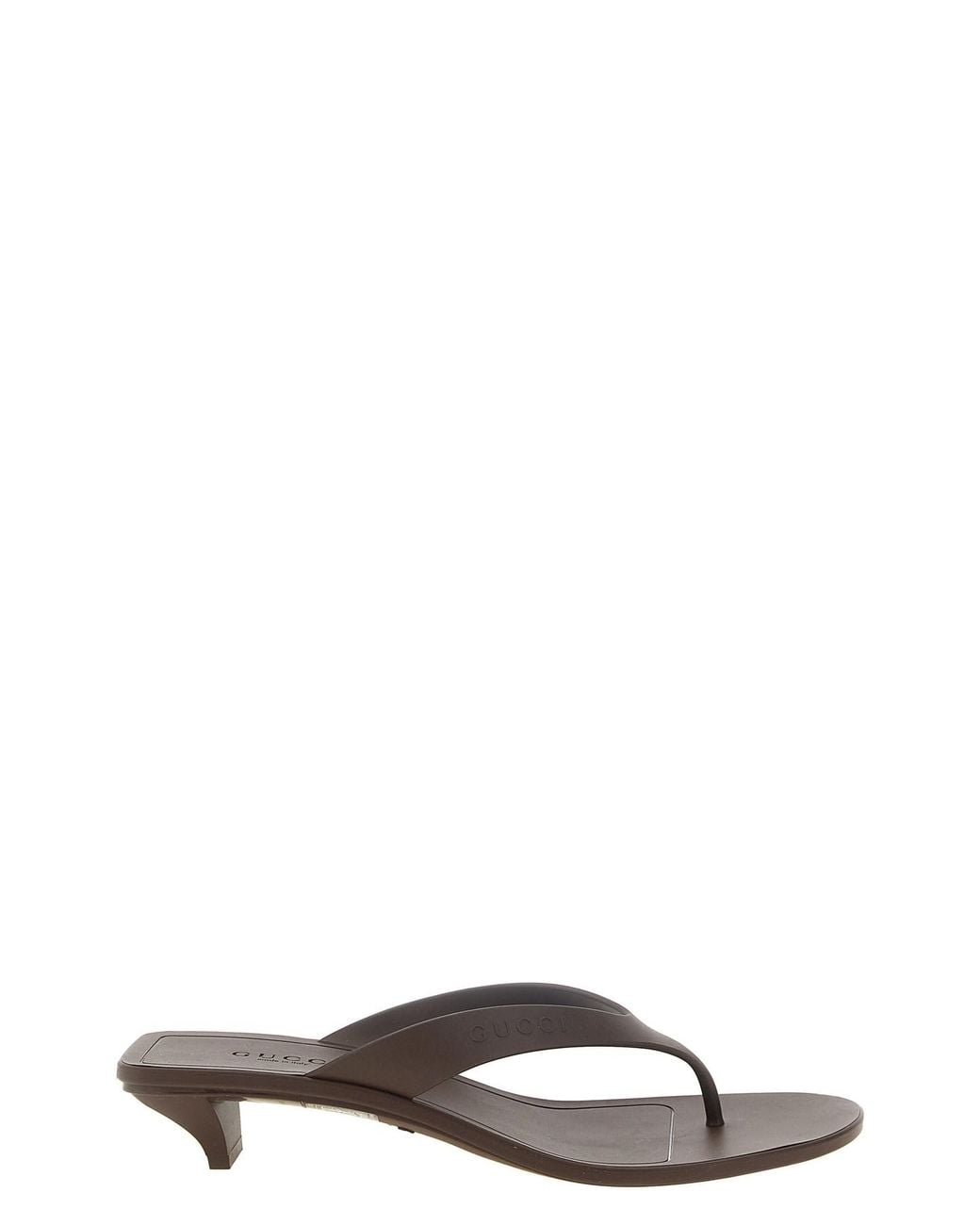 Gucci Black 'vittoria' Flip Flops
