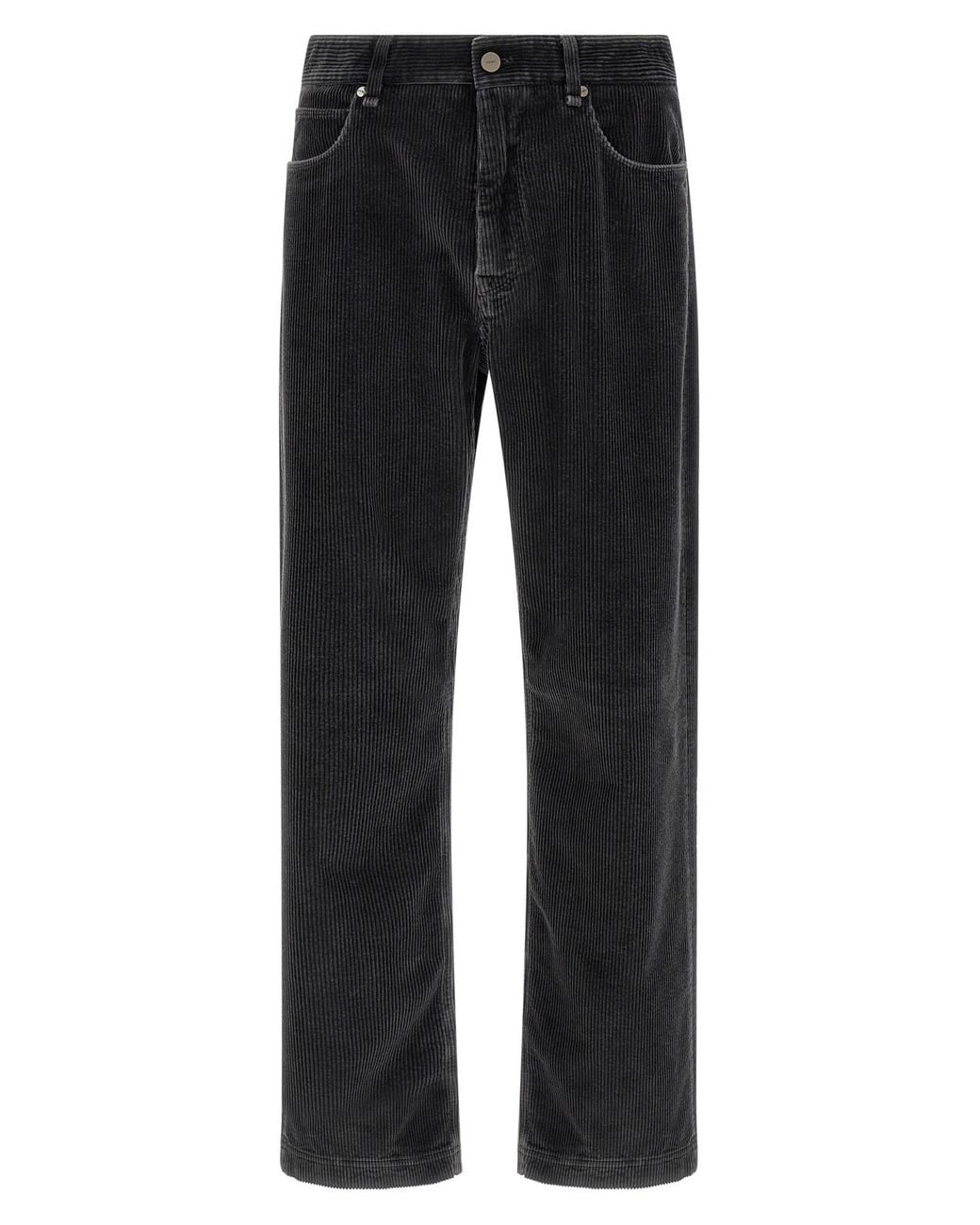 Fendi Black Velvet Pants for men