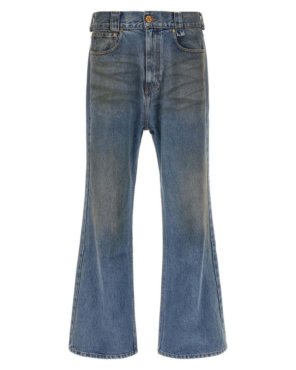 Willy Chavarria Blue Flared Jeans for men