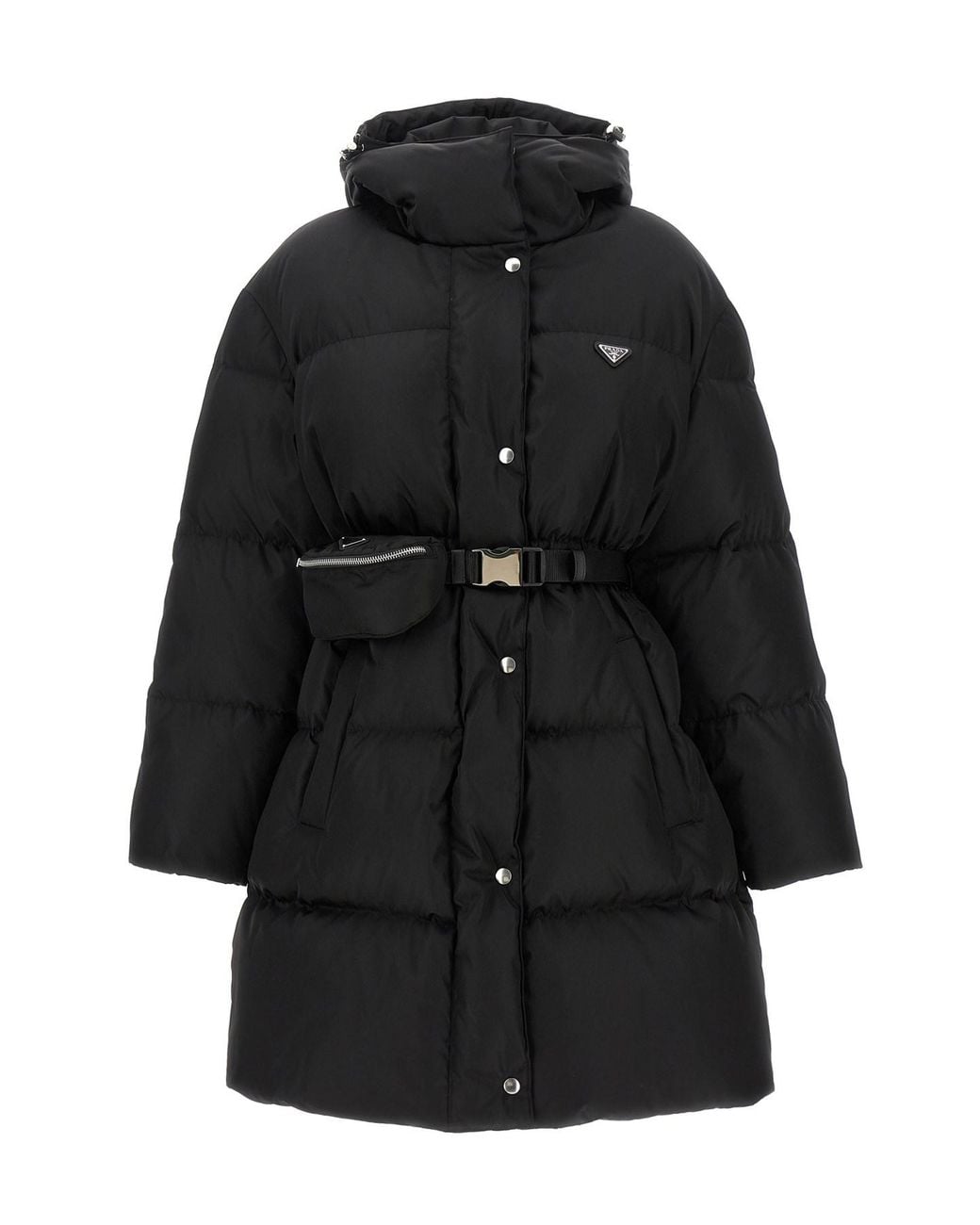 Prada Black Re-nylon Down Jacket