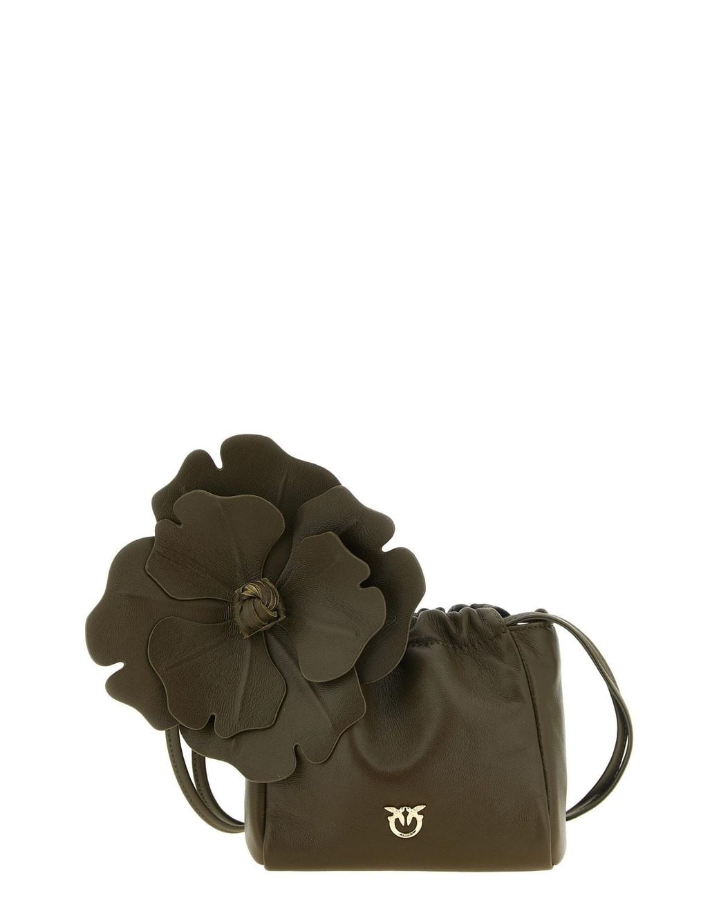 Pinko Brown 'flower' Pouch