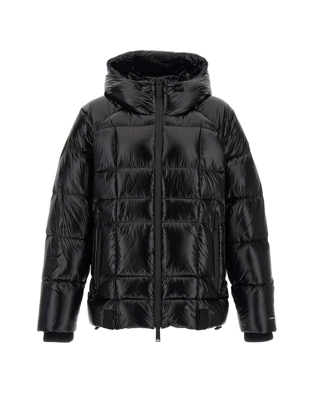 DSquared² Black Down Jacket '3D Down Jacket' for men