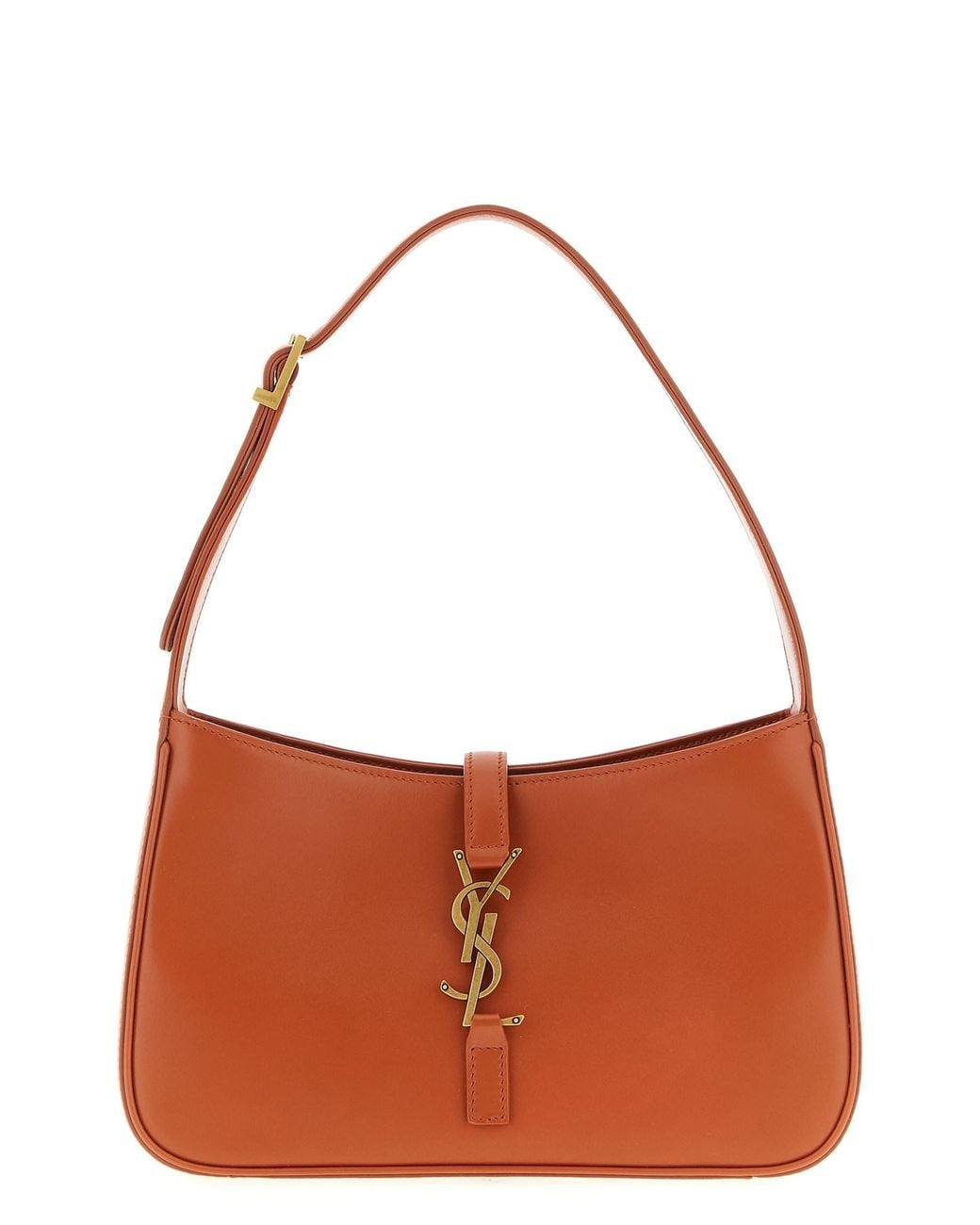 Saint Laurent Brown 'Le 5 À 7' Small Shoulder Bag