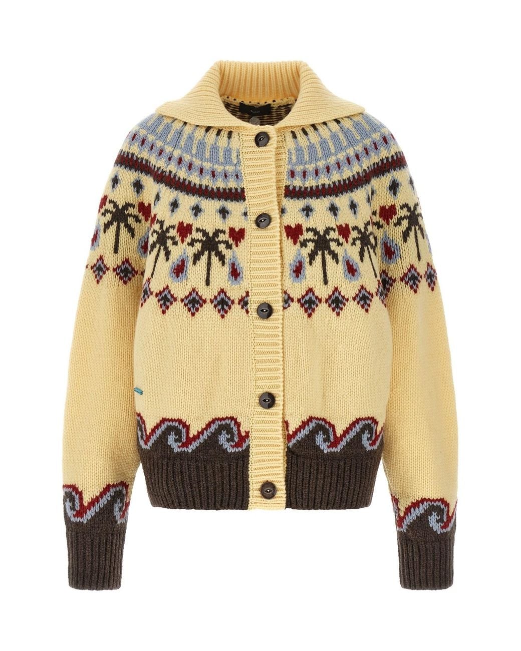 Alanui Metallic 'sweet Winter' Cardigan