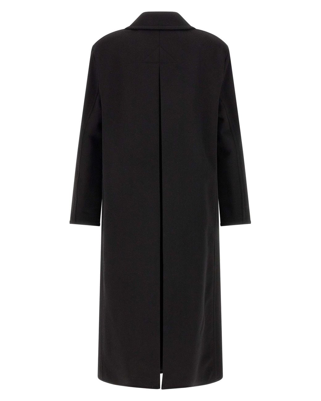 Tom Ford Black 'Luxury Melton Db Officer' Coat for men