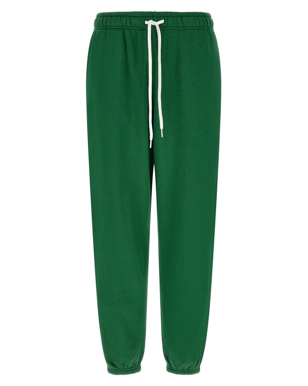 Polo Ralph Lauren Green Sweatpants With Contrasting Drawstring