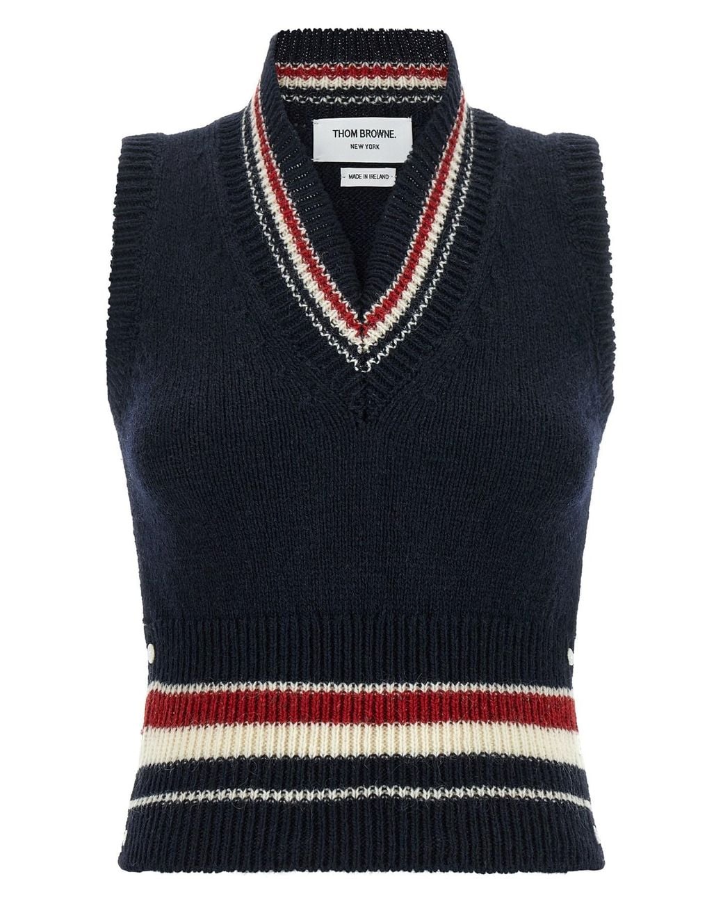 Thom Browne Blue 'hector' Vest