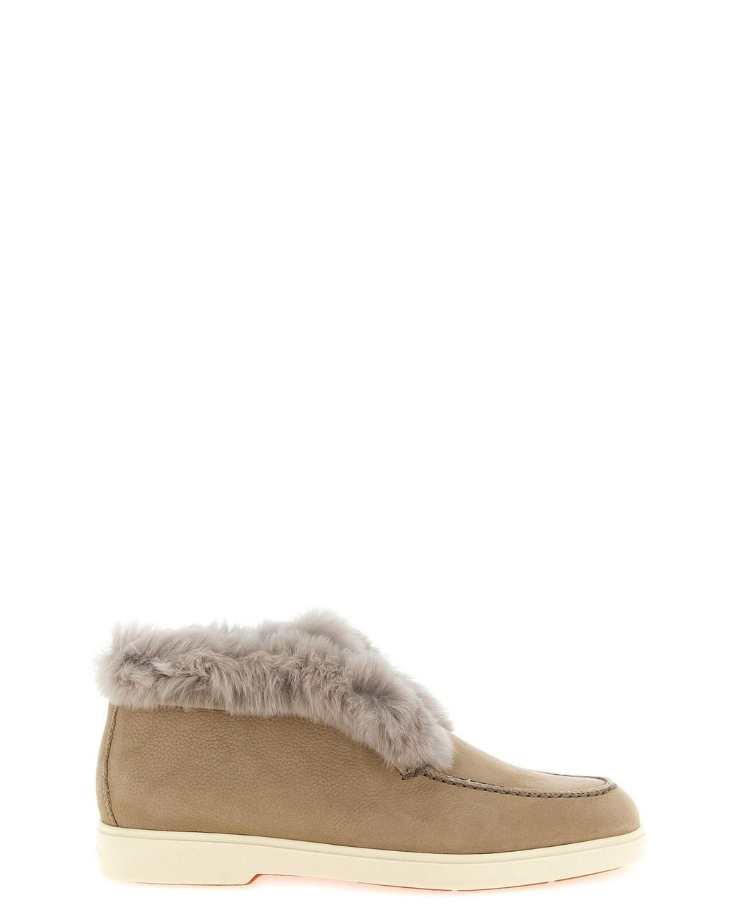 Santoni Brown 'desert' Ankle Boots
