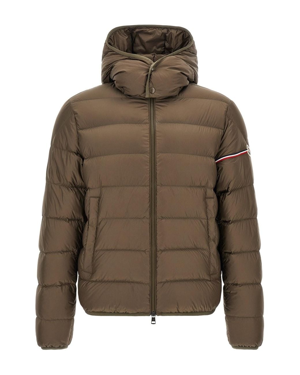 Moncler Brown 'Ravenlock' Down Jacket for men