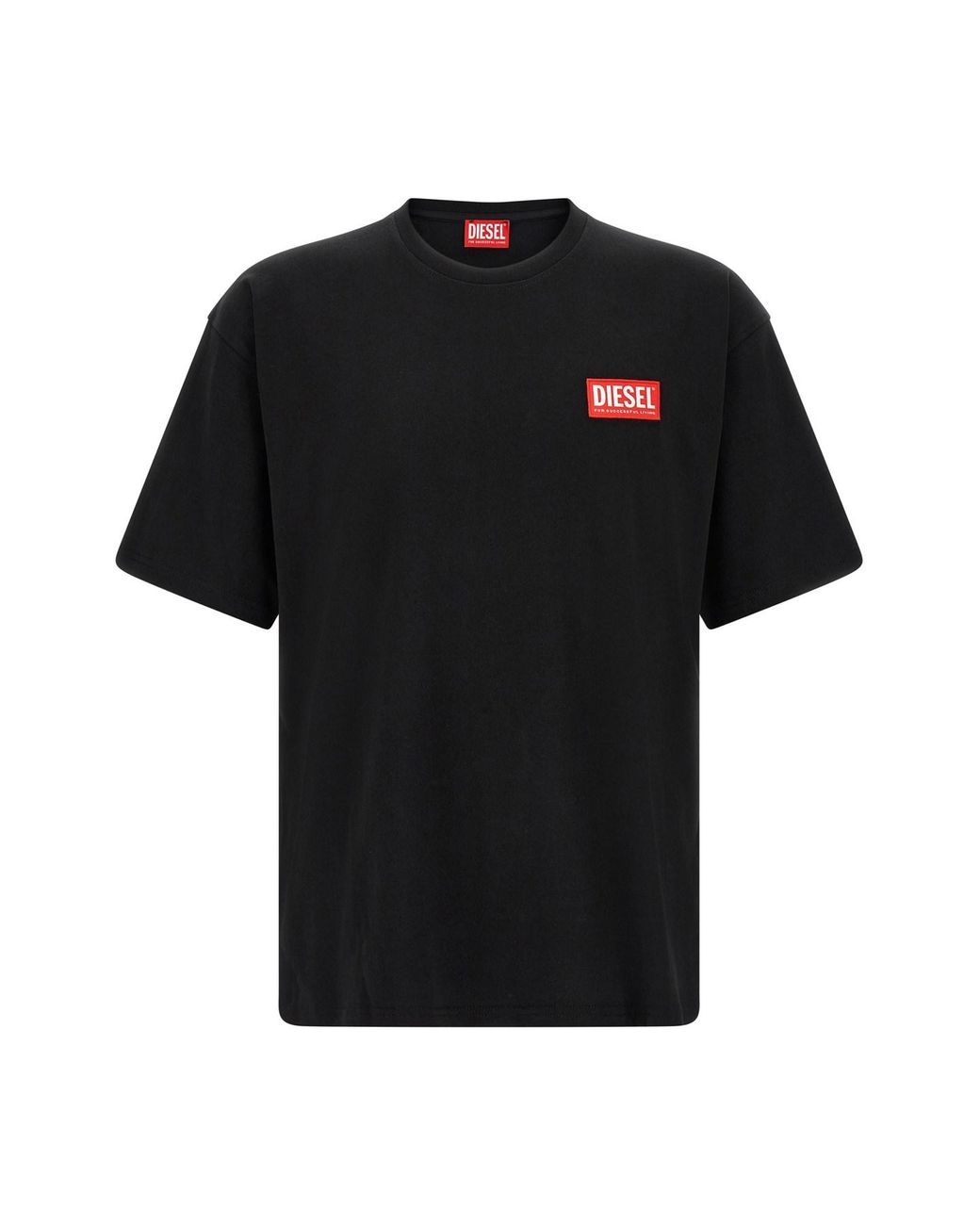 DIESEL Black 't-boxt-lab' T-shirt for men