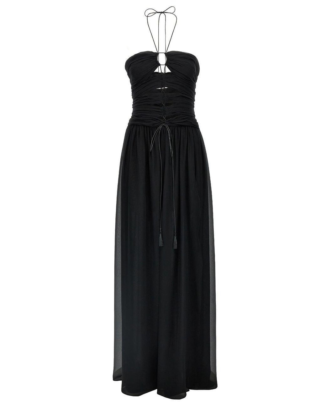 Tom Ford Black Dress 'Silk Georgette Evening Dress'