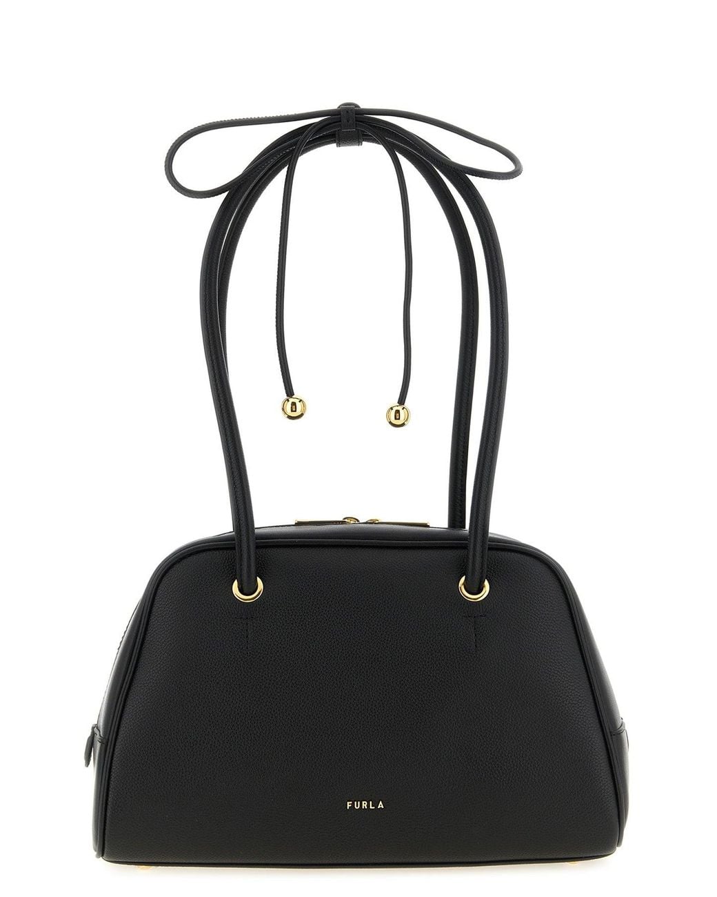 Furla Black Poppy M' Handbag