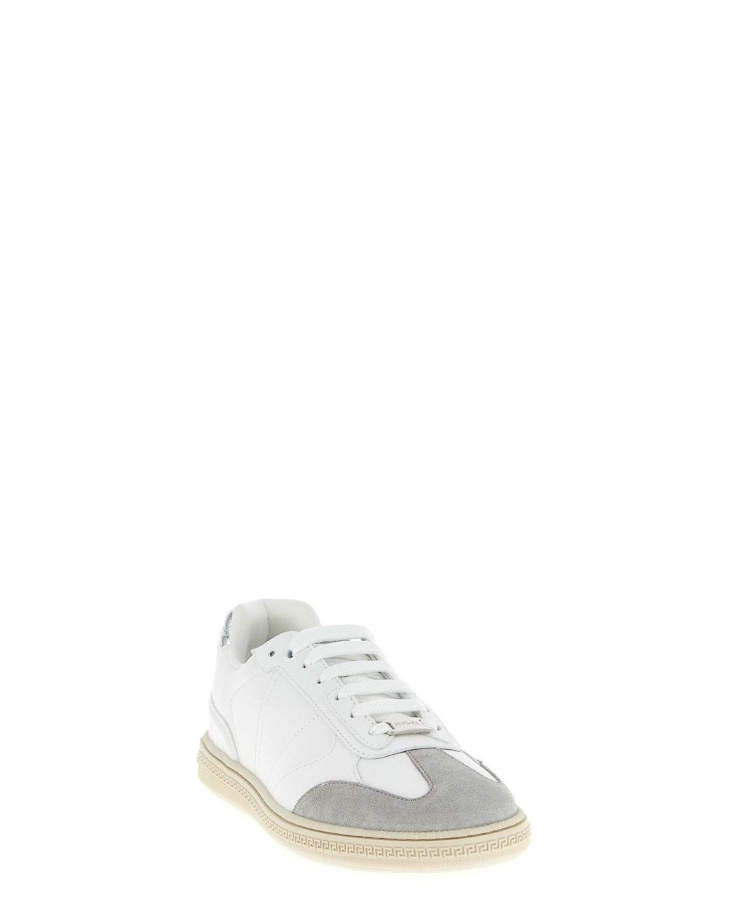 Versace White 'Greca Court' Sneakers for men