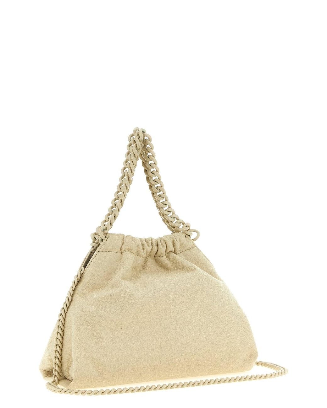Stella McCartney Natural Mini Bag With Tonal Chain