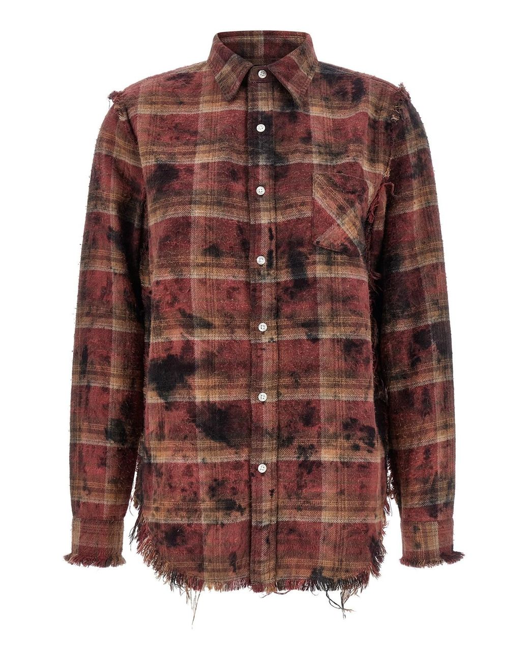 R13 Brown Cotton Blouse
