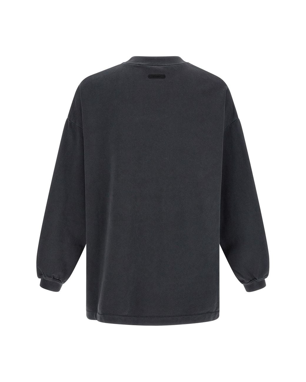 Fear Of God Black T-Shirt With Logo Print for men