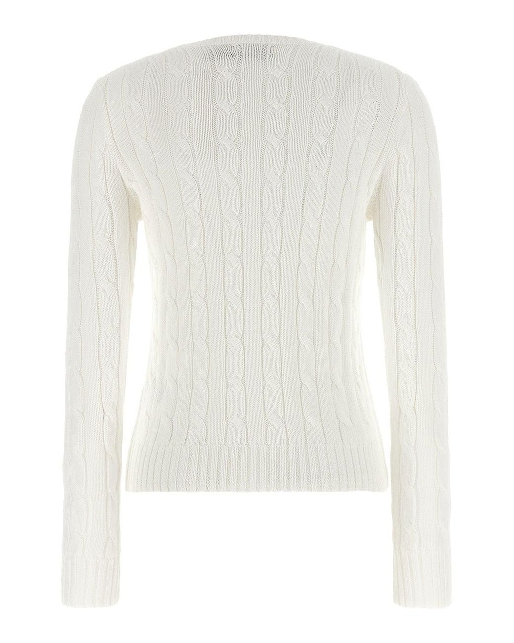 Polo Ralph Lauren White 'Julianna' Sweater