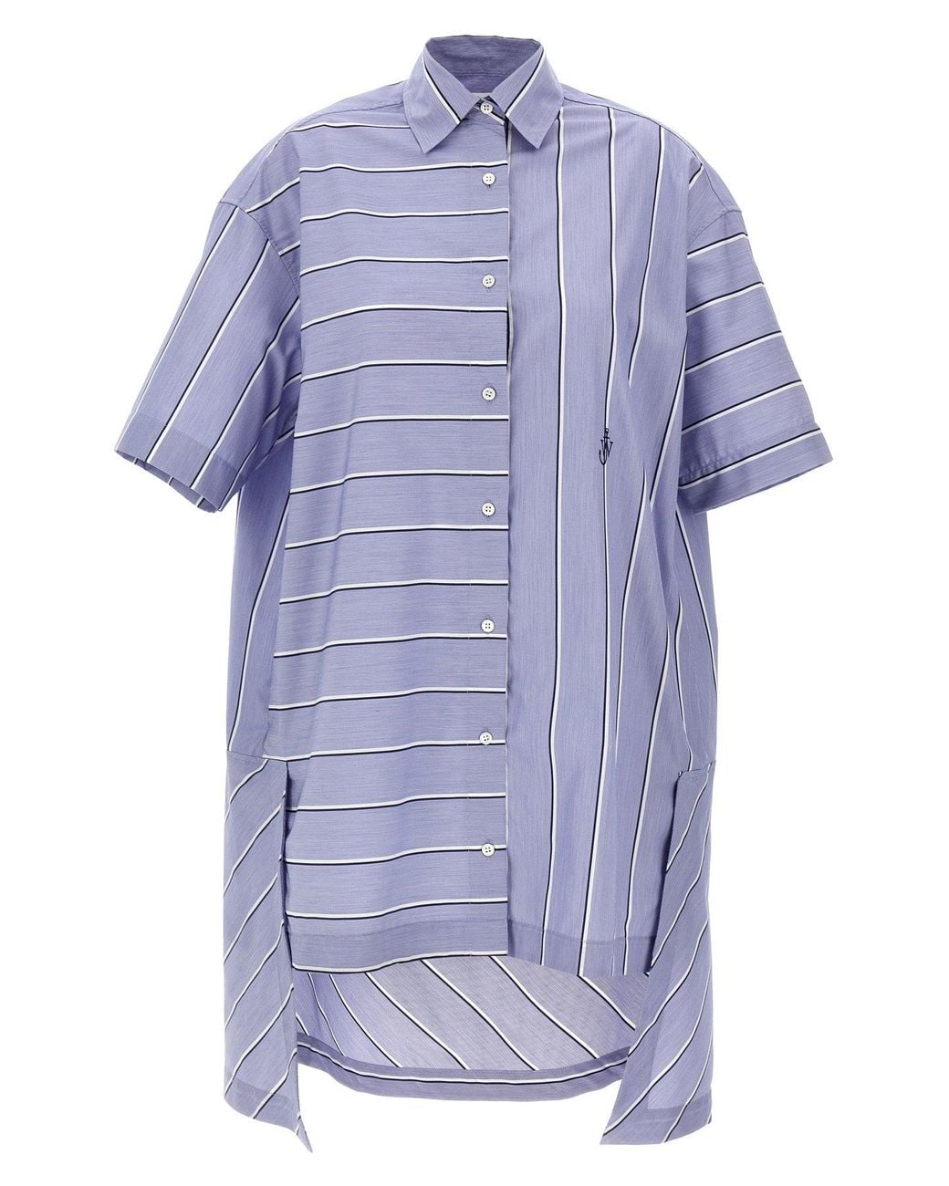J.W. Anderson Blue J. W.Anderson Dress 'Short Sleeve Step Hem Shirt Dress'