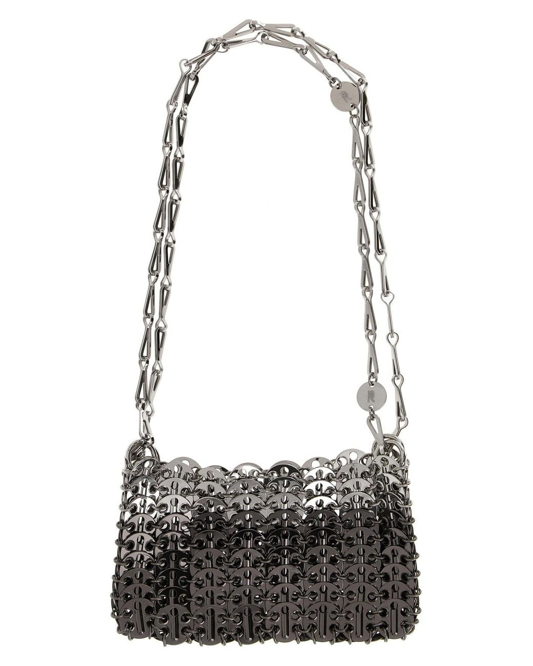 Rabanne Black '1969 Skyline Nano' Dégradé Shoulder Bag