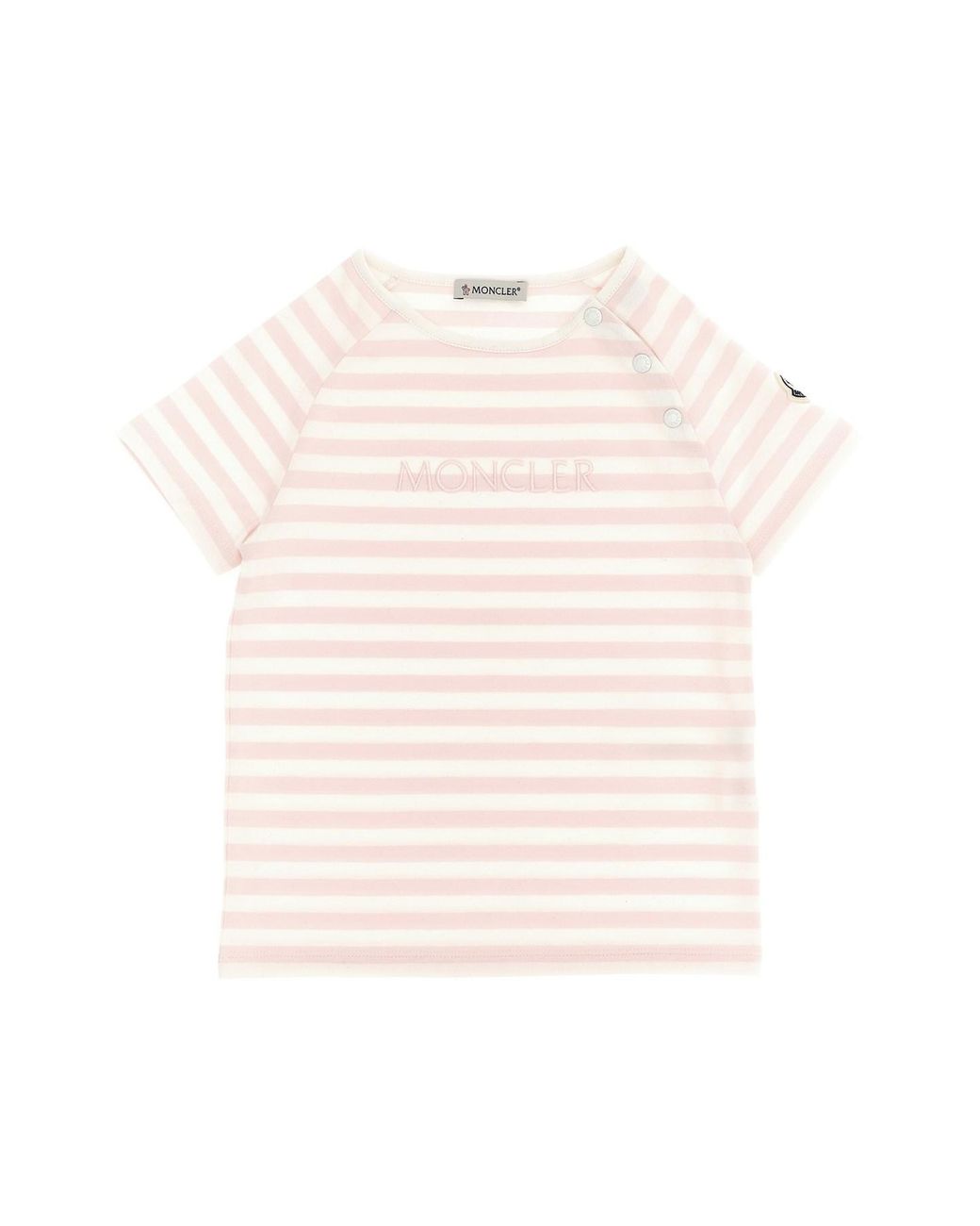 Moncler Pink Striped T-shirt