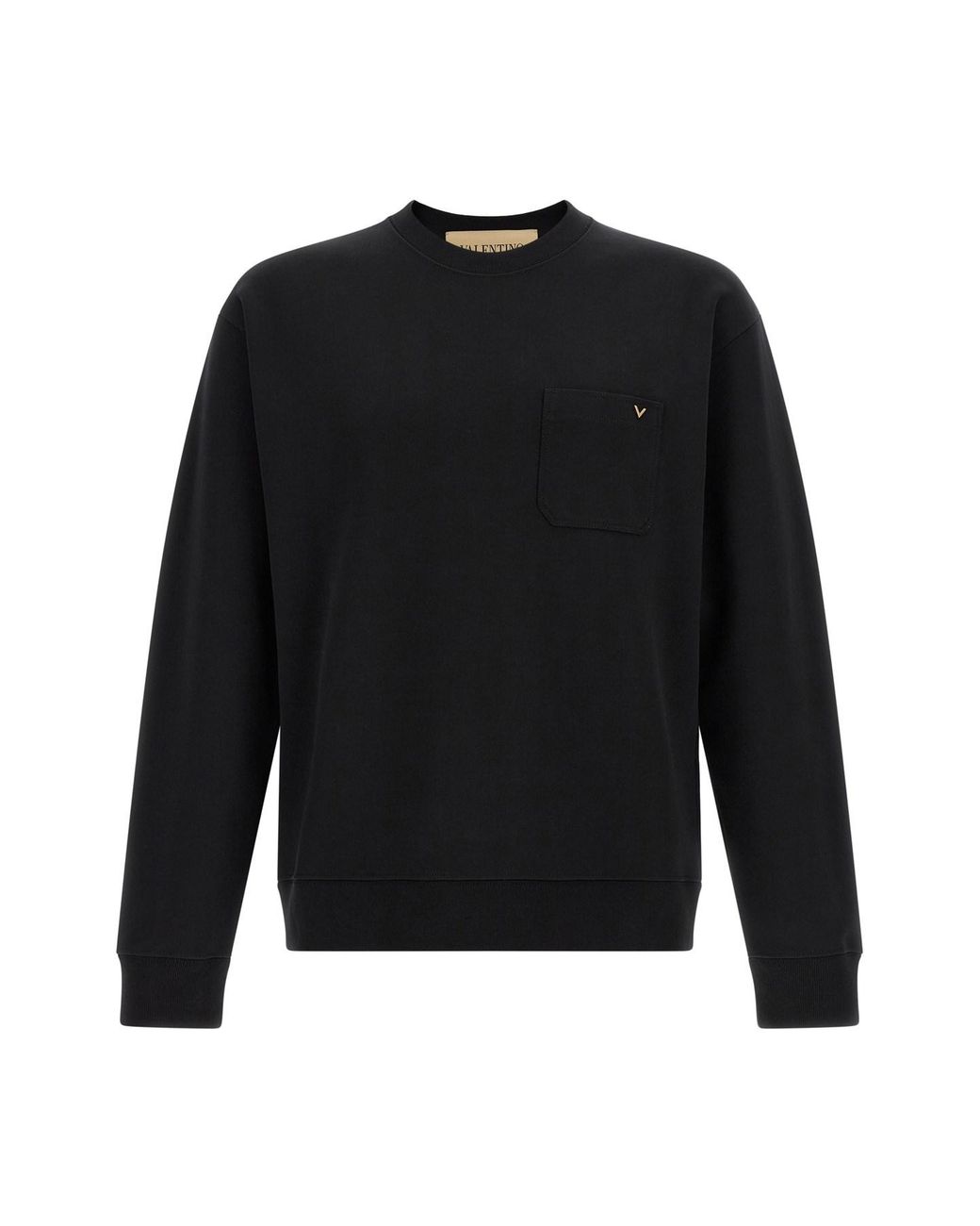 Valentino Garavani Black 'vgold' Sweatshirt for men