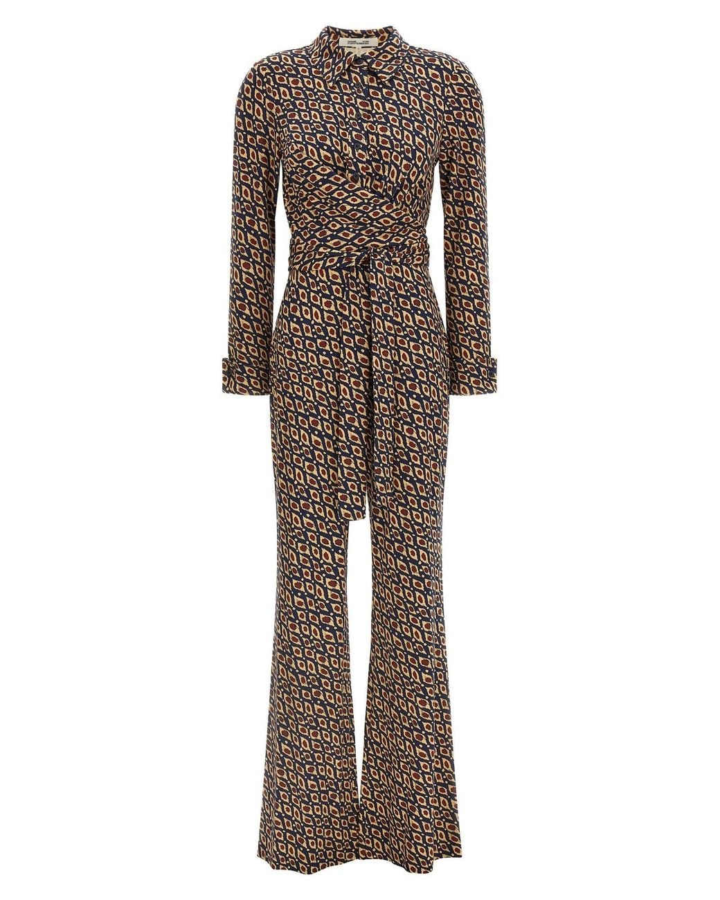 Diane von Furstenberg Multicolor Michele Jumpsuit