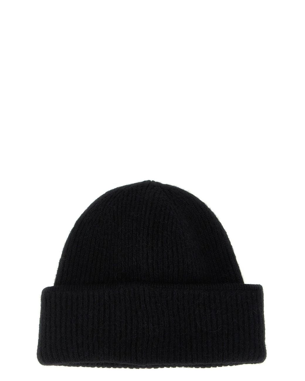 Jacquemus Black 'Le Bonnet Gros-Grain' Beanie for men