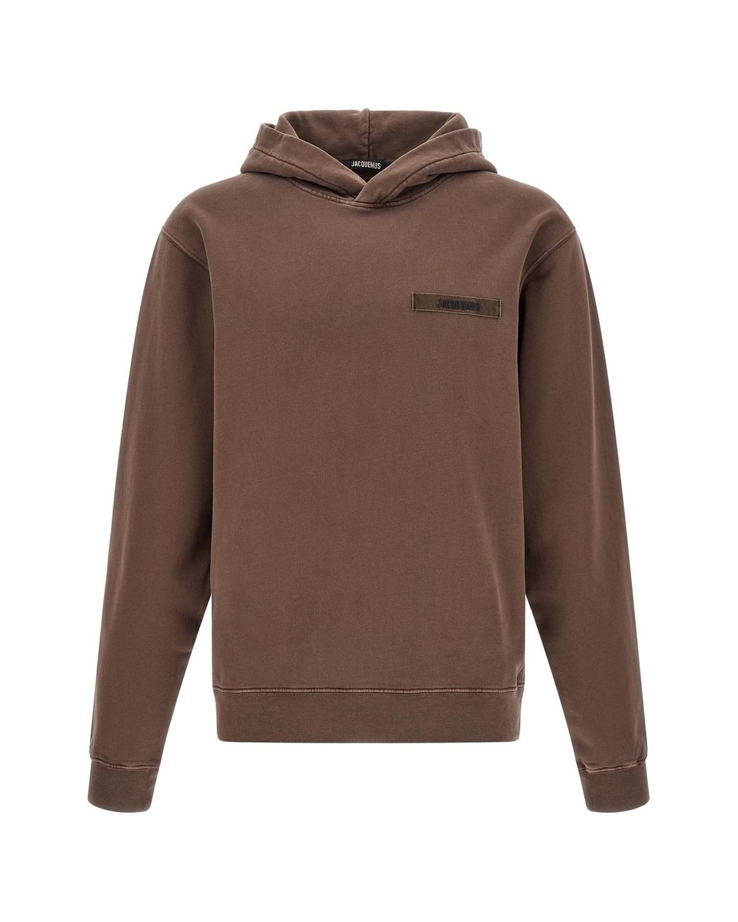Jacquemus Brown 'le Hoodie Gros-grain' Hoodie for men