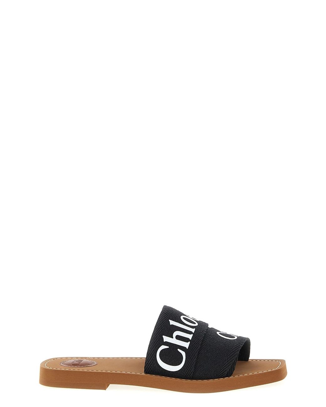 Chloé Black Chloã 'Woody†Sandals