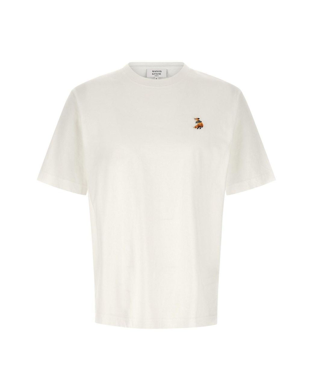 Maison Kitsuné White 'dreaming Fox' T-shirt for men